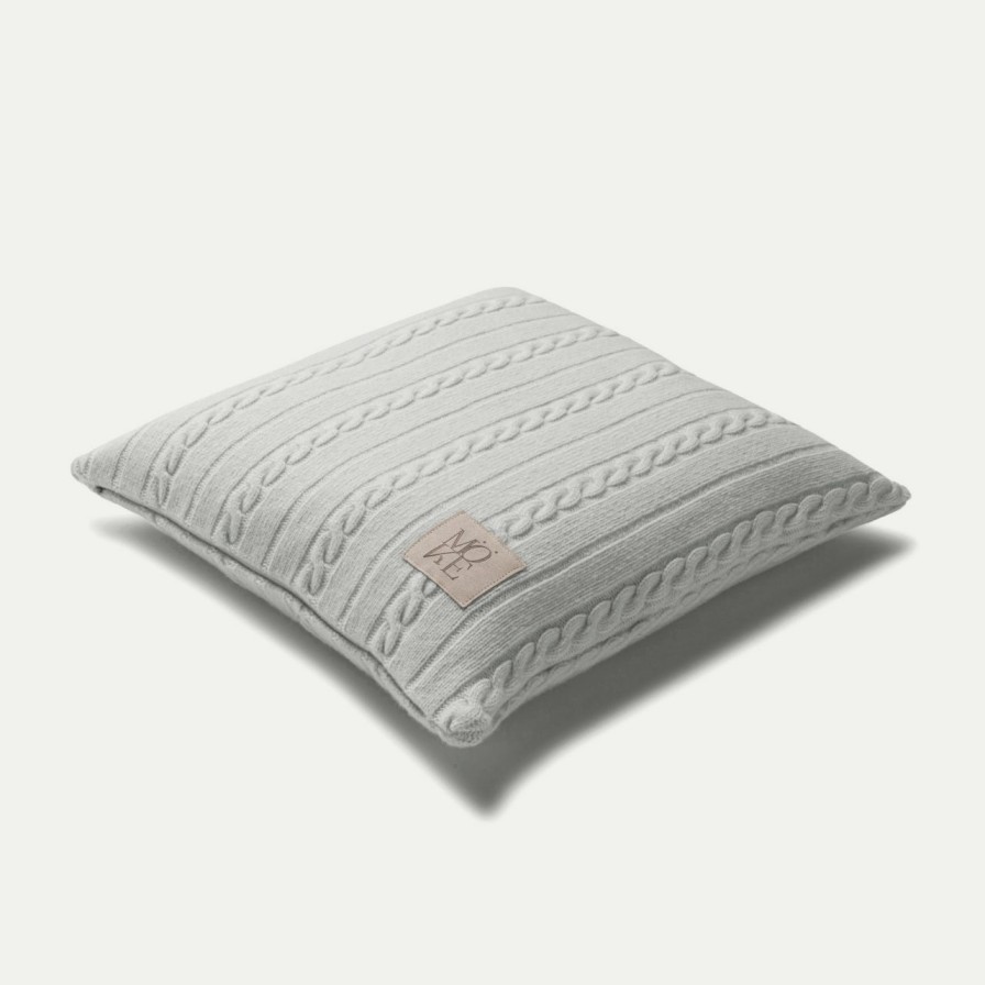 Accessoires MÖVE | Cosy Knits Kissen 40X40 Cm(Grau)