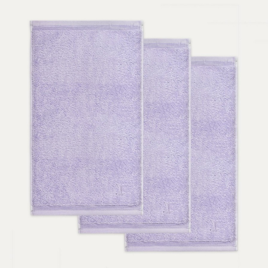 Handtucher MÖVE | Superwuschel Gastetuch 3X30X50 Cm(Lilac)