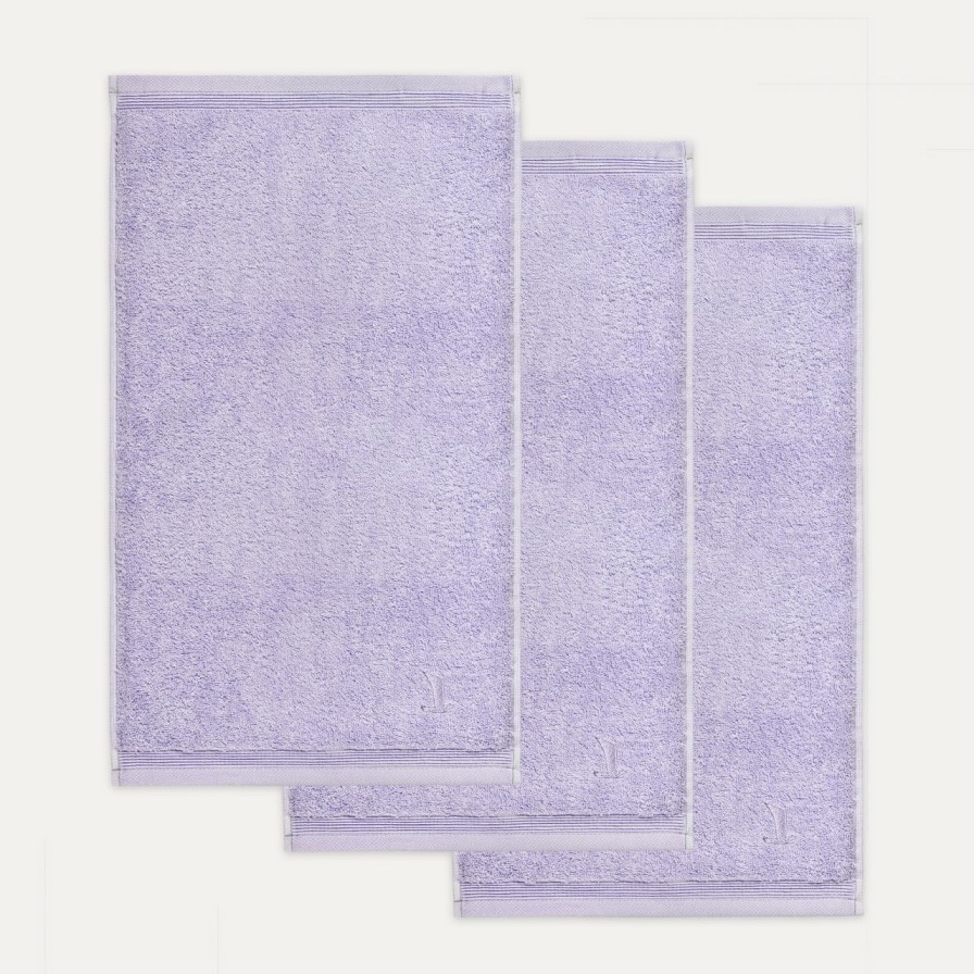 Handtucher MÖVE | Superwuschel Gastetuch 3X30X50 Cm(Lilac)