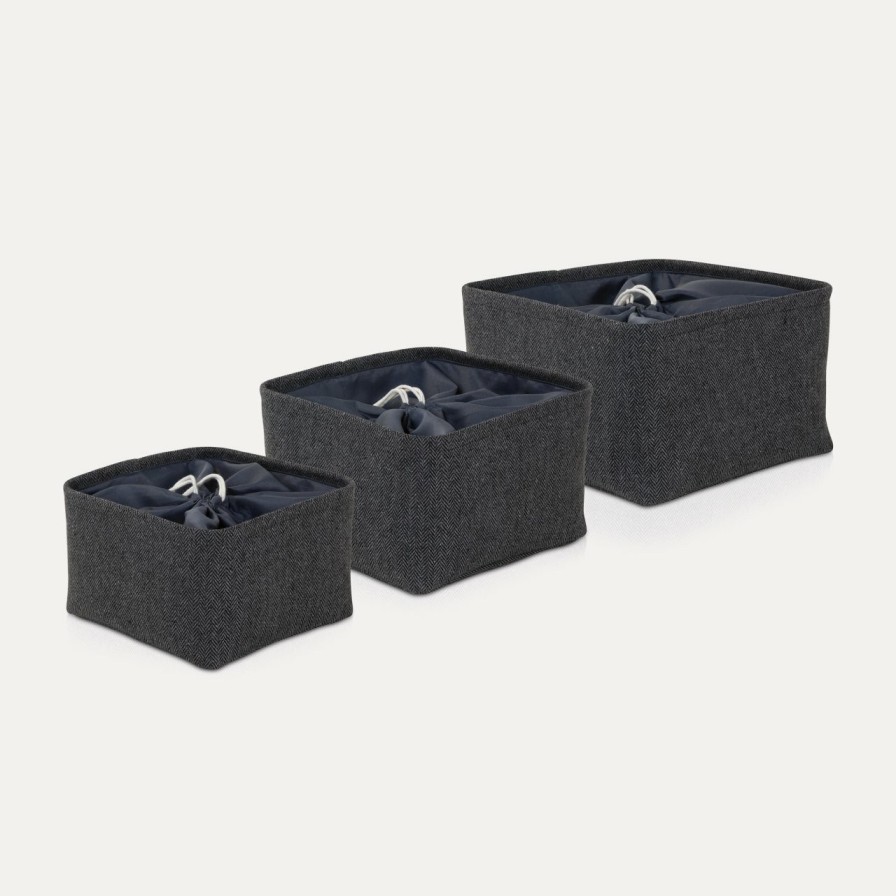 Accessoires MÖVE | Tweed Aufbewahrungsbox(Dark Grey)