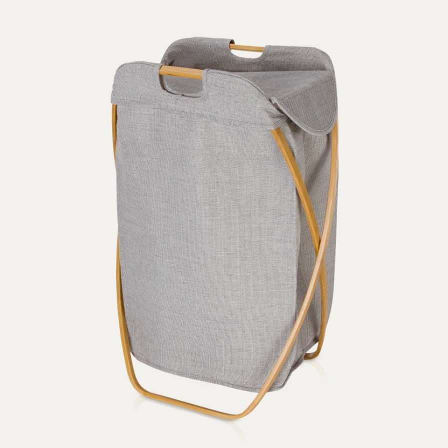 Accessoires MÖVE | Bamboo Waschekorb(Grey)