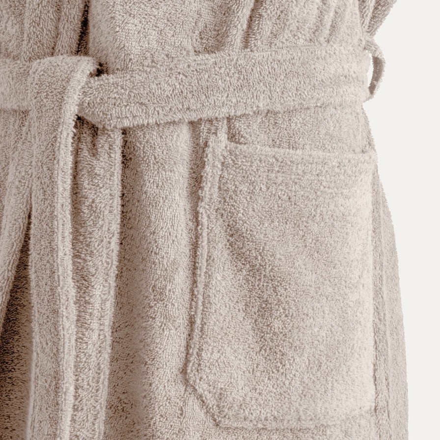 Bademantel MÖVE | Superwuschel Kapuzenmantel Beige(Cashmere)