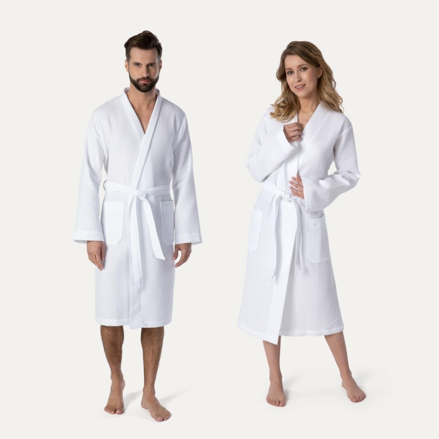 Bademantel MÖVE | Homewear Kimono Weis(Snow)