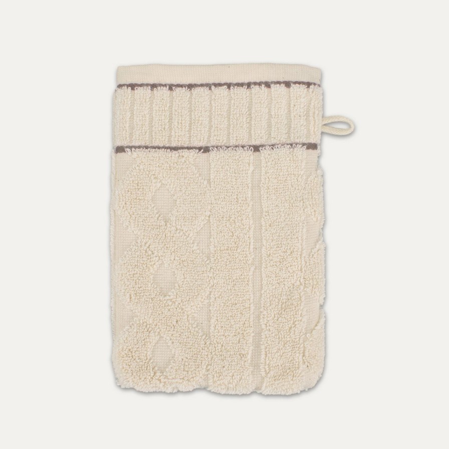 Handtucher MÖVE | Cosy Knits Waschhandschuh 20X15 Cm(Nature/Cashmere)