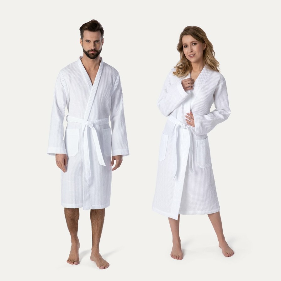 Bademantel MÖVE | Homewear Kimono Weis(Snow)