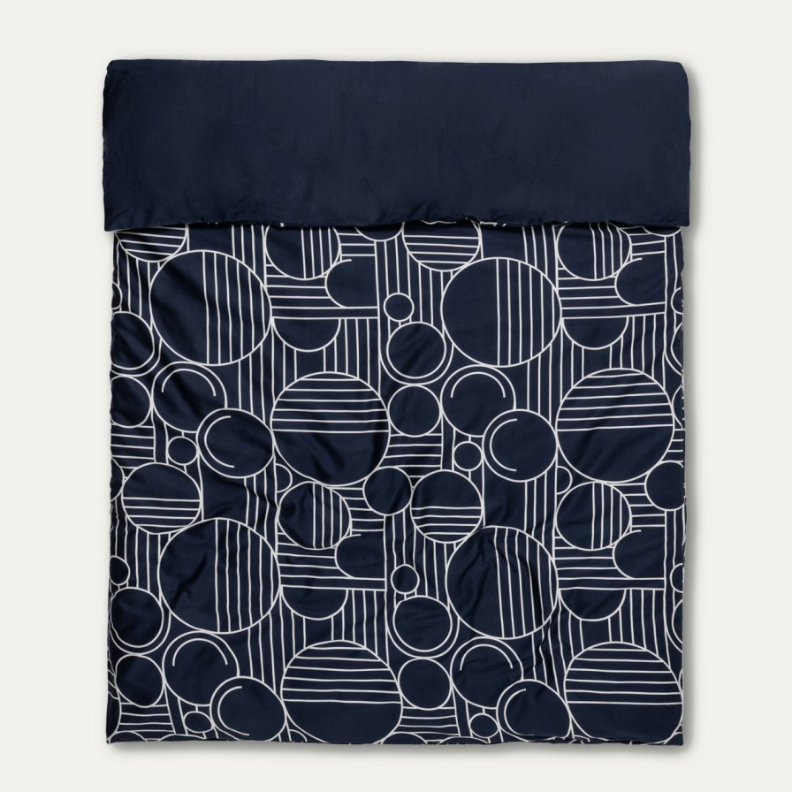 Bettwasche MÖVE Bettwasche 135X200 | Autumn Delights Bettwasche 135X200 Cm + 80X80 Cm(Dark Blue)