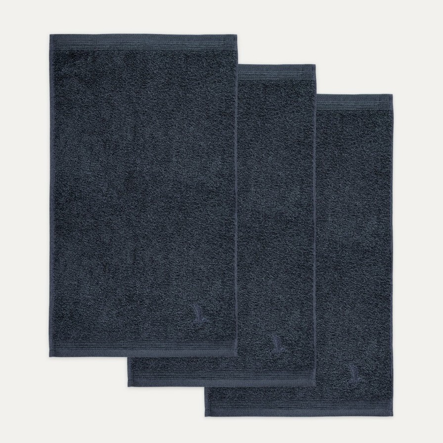 Handtucher MÖVE | Superwuschel Gastetuch 3X30X50 Cm(Dark Grey)