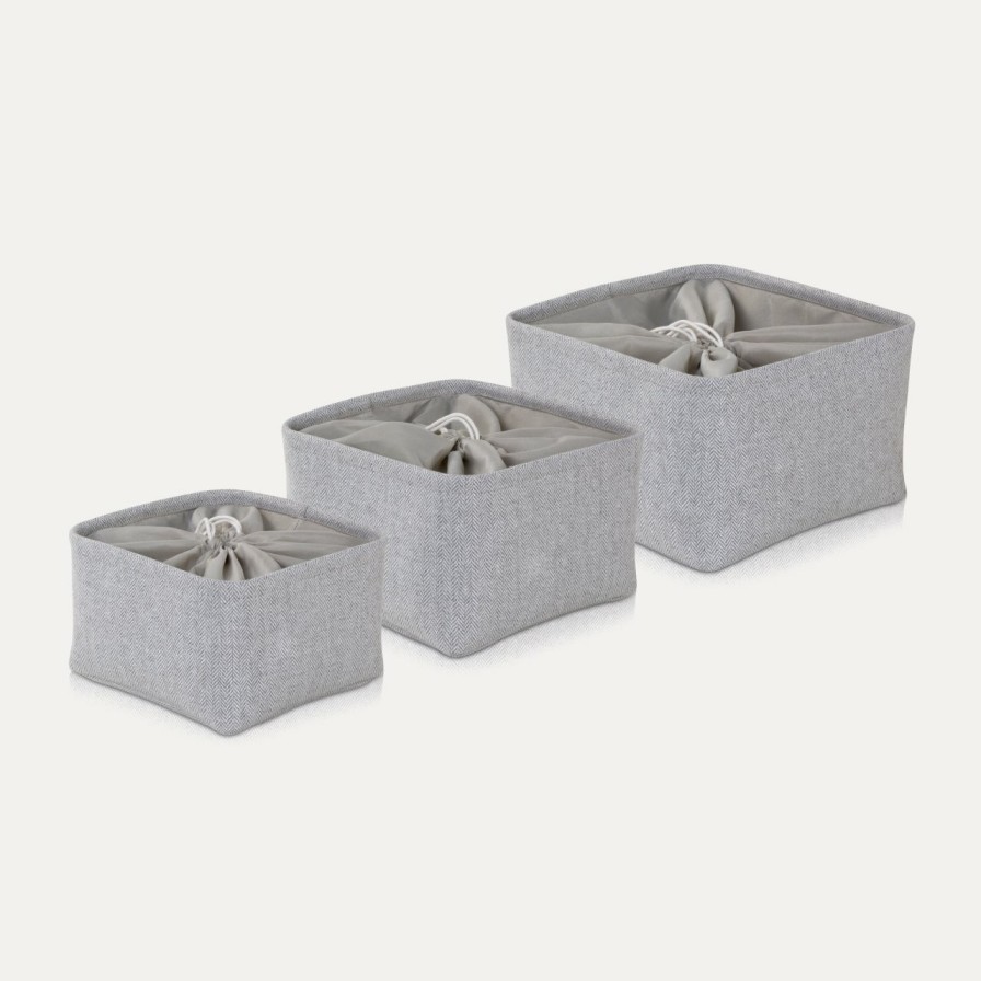 Accessoires MÖVE | Tweed Aufbewahrungsbox(Light Grey)