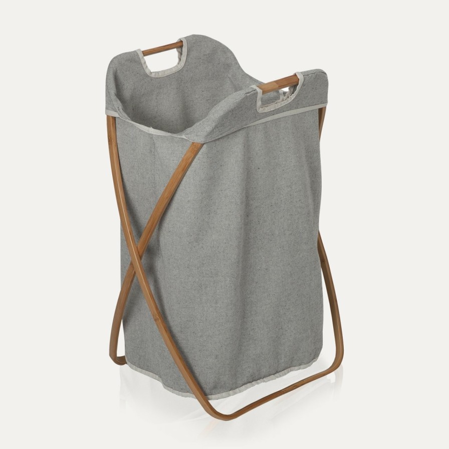 Accessoires MÖVE | Bamboo Waschekorb(Grey)