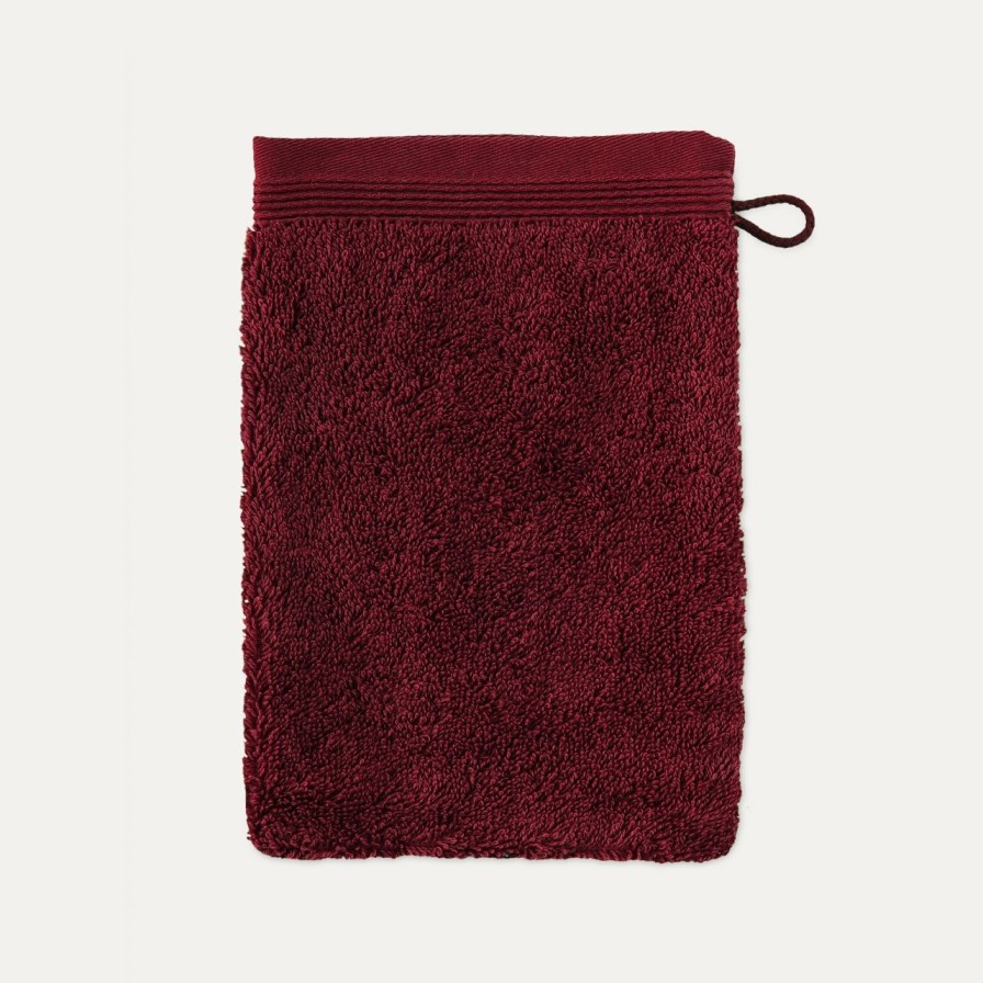 Handtucher MÖVE | Superwuschel Waschhandschuh 20X15 Cm(Burgundy)